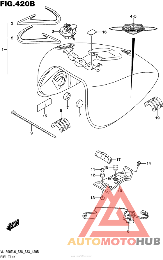 Fuel Tank (Vl1500Tl6 E33)