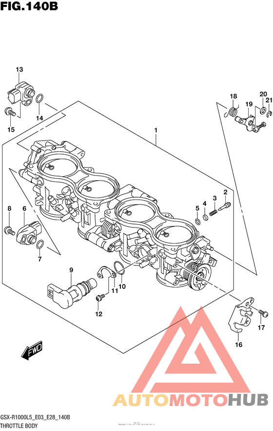 Throttle Body (Gsx-R1000L5 E28)