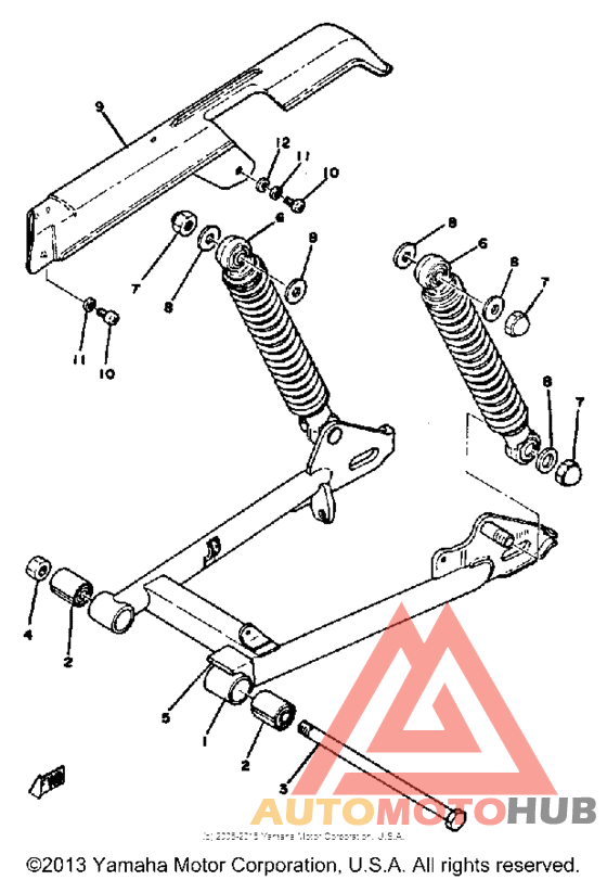 Rear arm-rear cushion