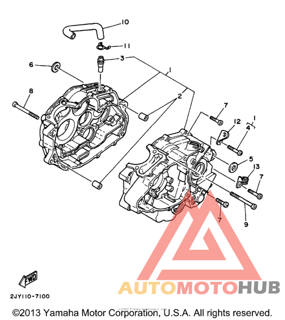 Картер двигателя