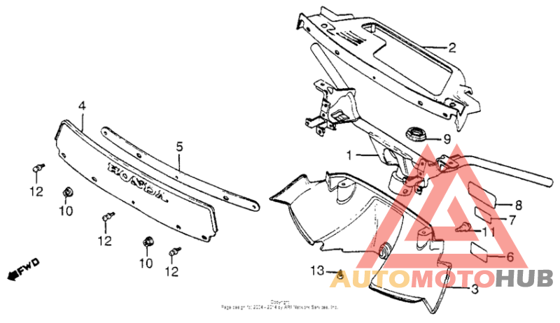 Handlebar + handlebar cover