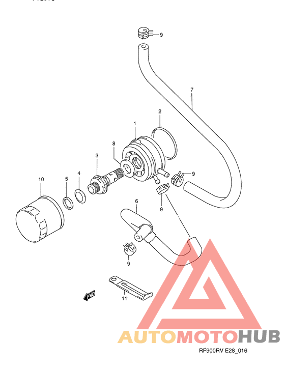 Oil cooler - oil filter