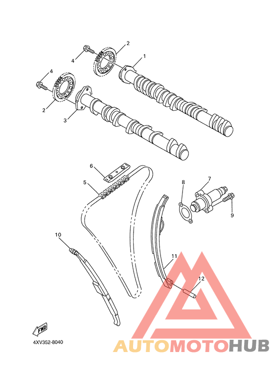 Camshaft. chain