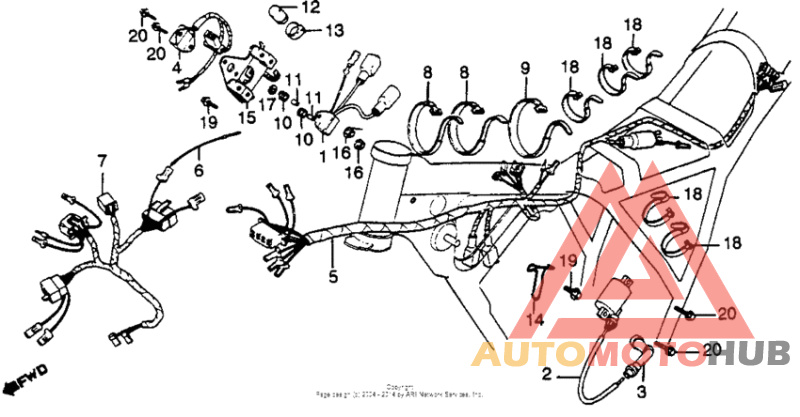 Wire harness + ignition coil