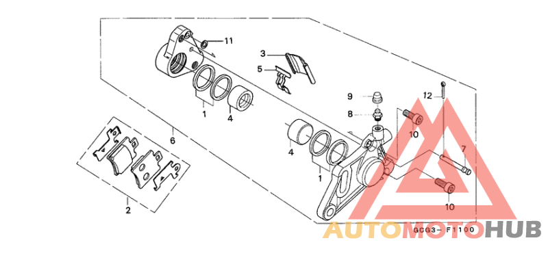 Передний суппорт