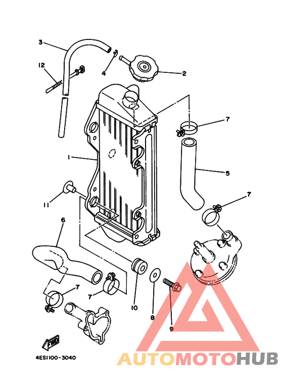 Радиатор и шланг