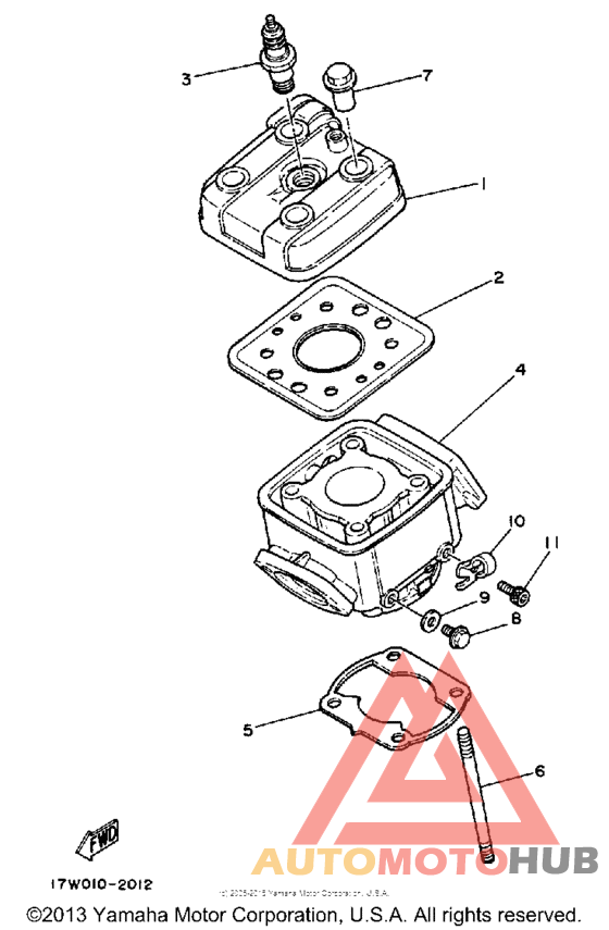 Cylinder head-cylinder