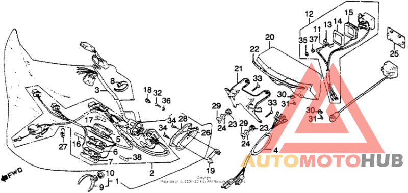 Gl11110afairing wire harness