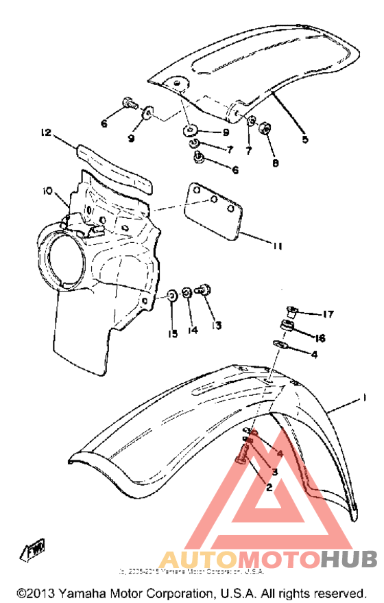 Front fender - rear fender