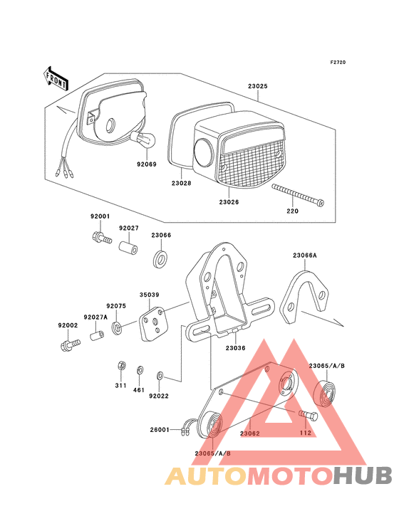 Taillight unit ass`y