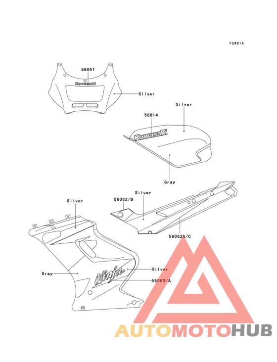 Decals(silver/gray)(ex250-h11)