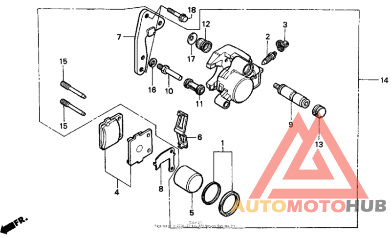 Передний суппорт