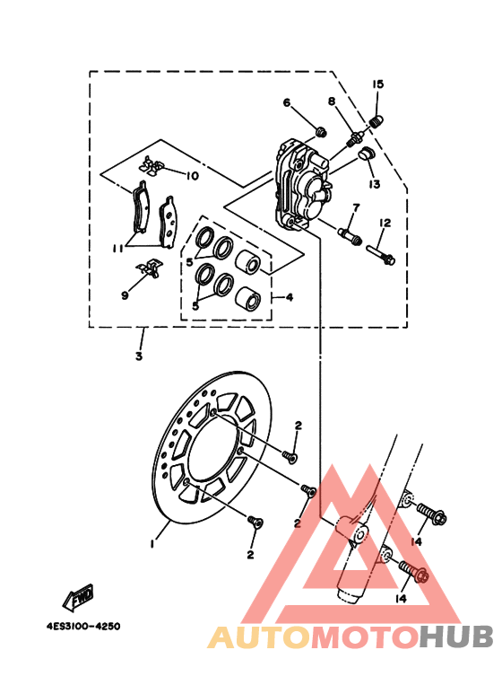 Передний суппорт