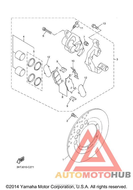 Передний суппорт