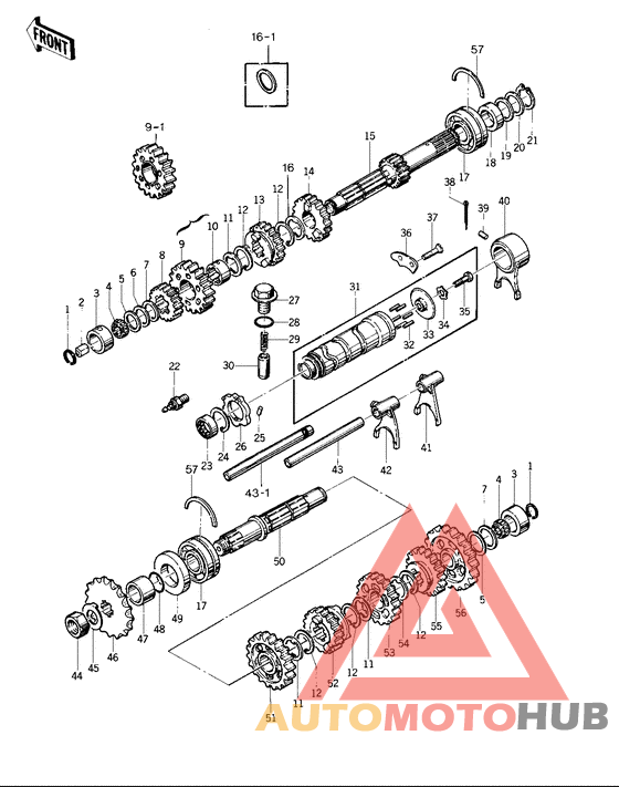 Transmission/change drum
