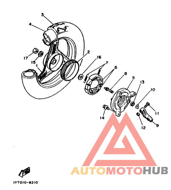 Переднее колесо