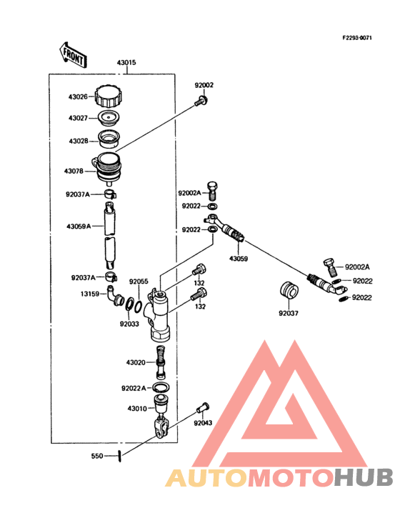 Задний торм цилиндр