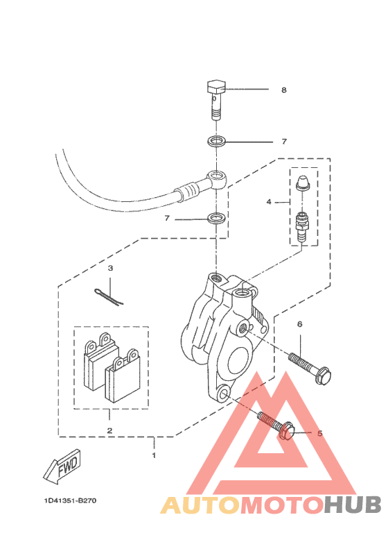 Передний суппорт