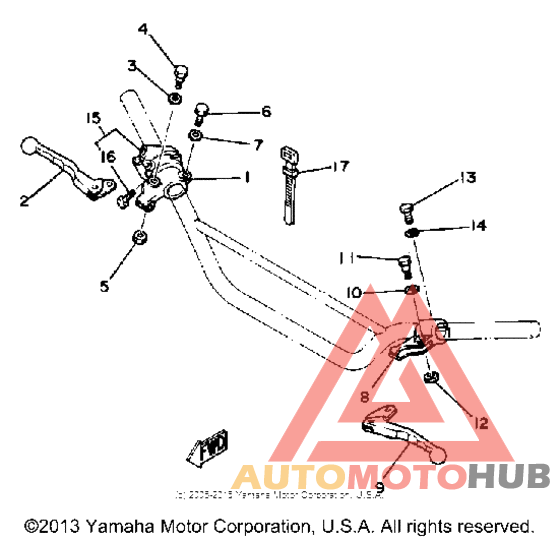 Handle switch - lever