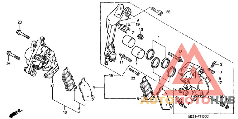 Передний суппорт