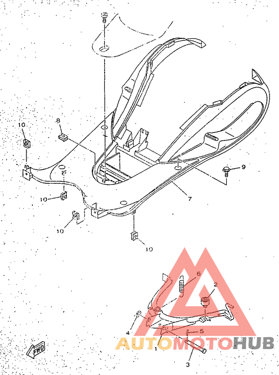 Stand. footrest