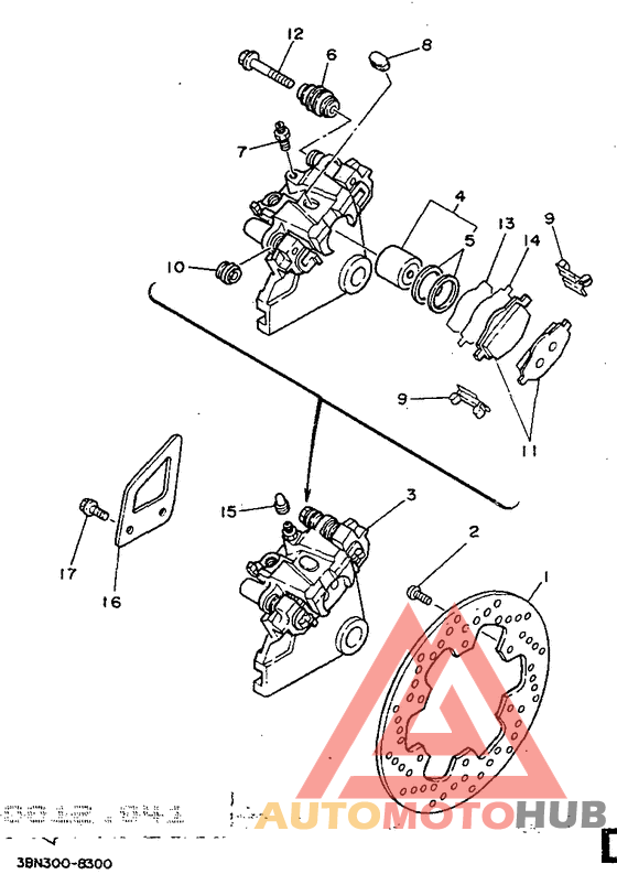 Задний суппорт