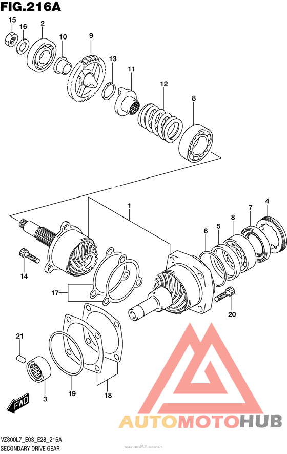 Secondary Drive Gear