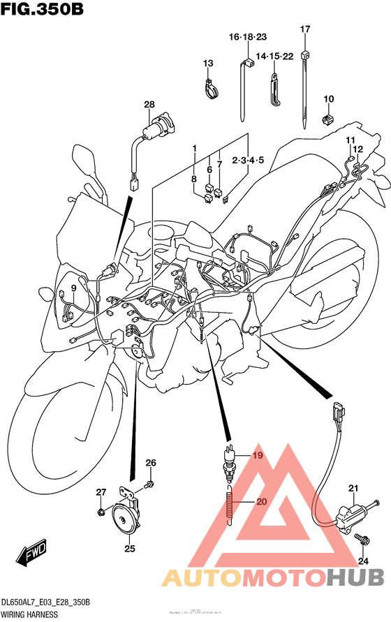 Wiring Harness (Dl650Al7 E28)