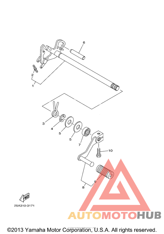 Вал переключения