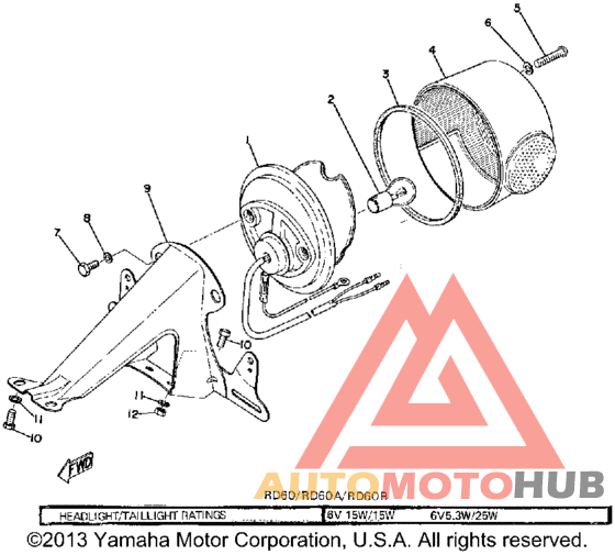 Задний фонарь