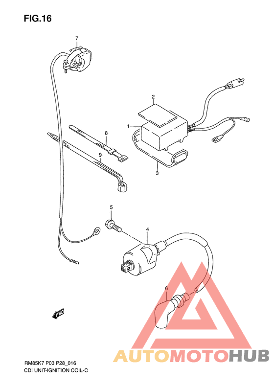 Cdi unit - ignition coil