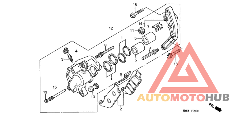 Передний суппорт