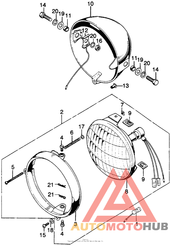 Headlight + headlight case
