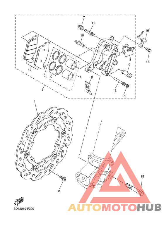 Передний суппорт