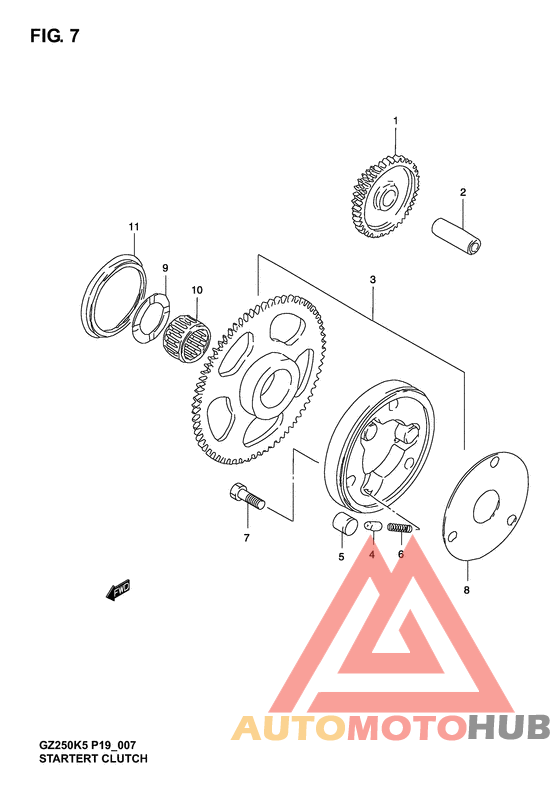 Муфта стартера