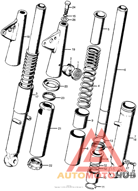 Передняя вилка