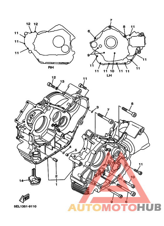 Картер двигателя
