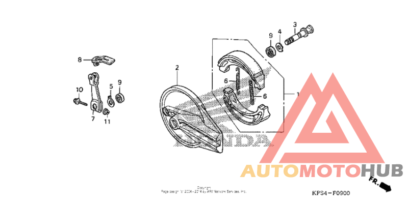 Задний тормоз