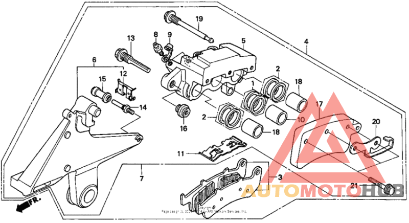 Задний суппорт