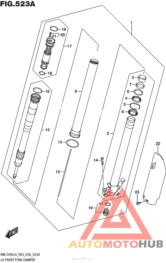 Lh Front Fork Damper