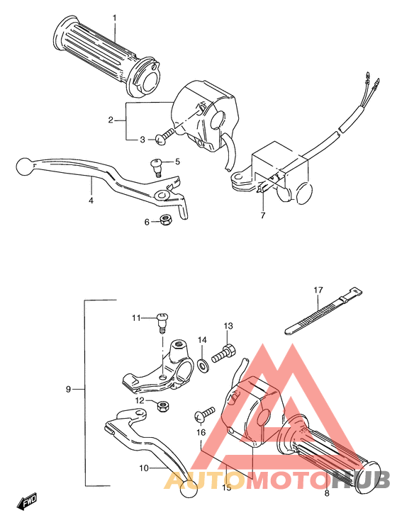 Рулевой переключатель