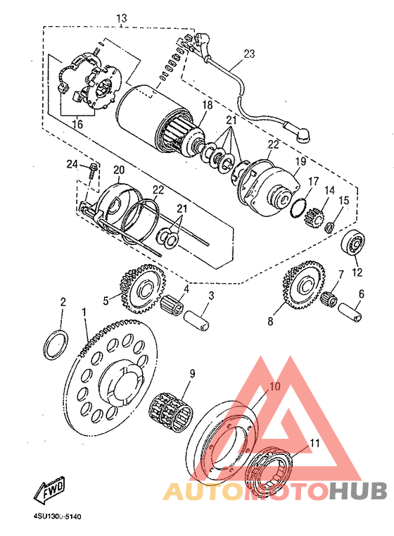 Муфта стартера