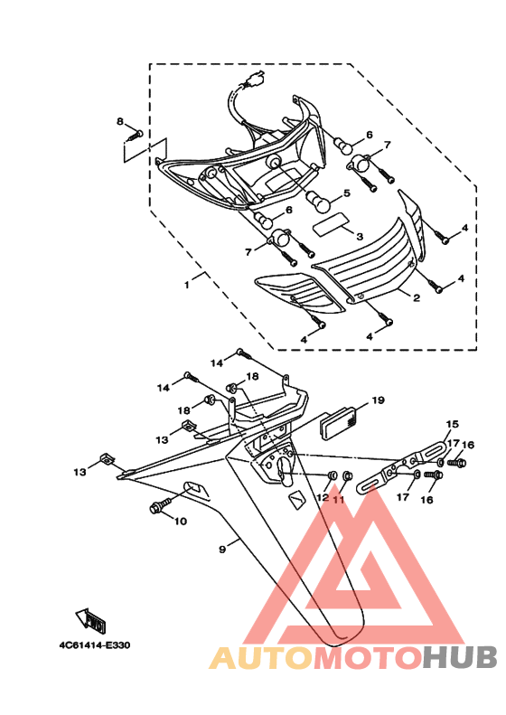 Taillight unit ass`y