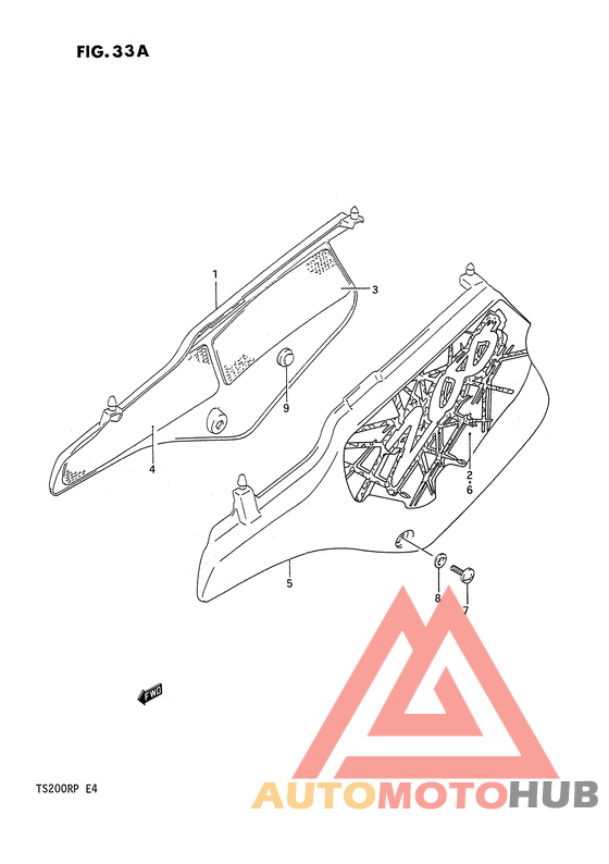 Обтекатель задний