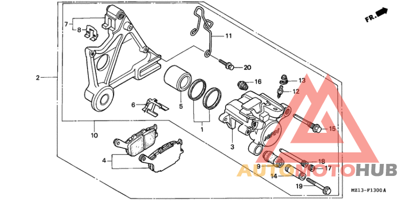Задний суппорт