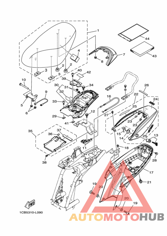 Сиденье и держатель