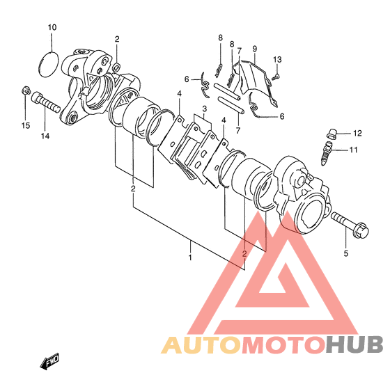 Передний суппорт