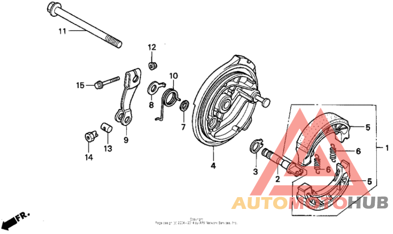 Передний тормоз