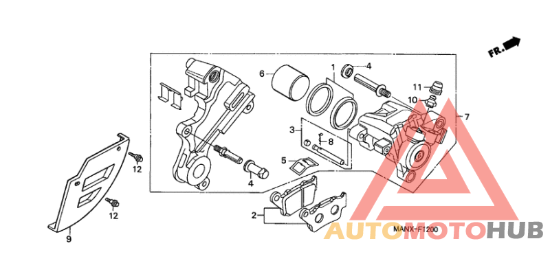 Задний суппорт