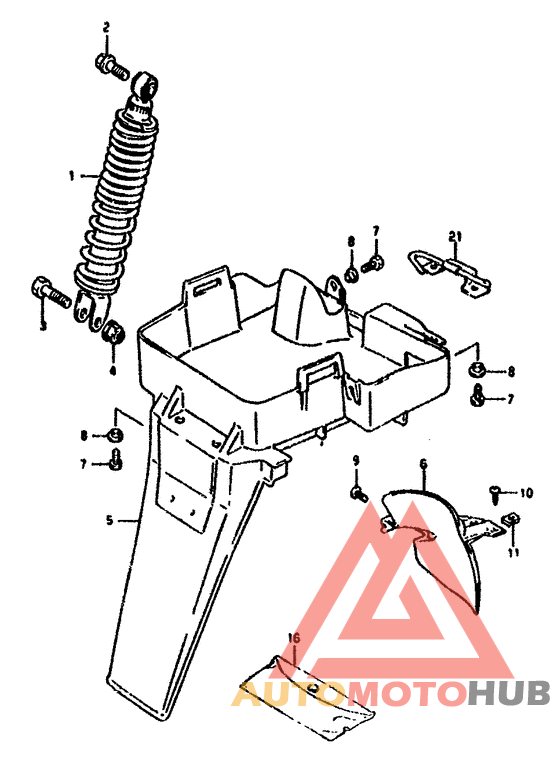 Заднее крыло